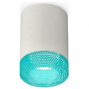 Накладной светильник Ambrella Light XS XS7423004 цвет плафона/подвески Голубой, цвет арматуры Серый
