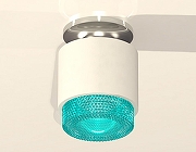Накладной светильник Ambrella Light XS XS7510082 цвет плафона/подвески Белый, Голубой, цвет арматуры Серебро-1