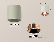 Накладной светильник Ambrella Light XS XS7724005 цвет Бронза, Белый-2