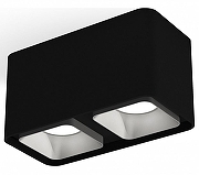 Накладной светильник Ambrella Light XS XS7851003 цвет плафона/подвески Серебро, цвет арматуры Черный