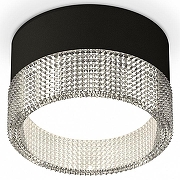 Накладной светильник Ambrella Light XS XS8102030 цвет плафона/подвески Прозрачный, Черный, цвет арматуры Черный