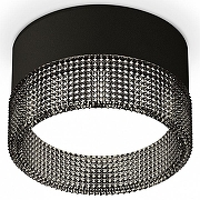 Накладной светильник Ambrella Light XS XS8102031 цвет плафона/подвески Светло-серый, Черный, цвет арматуры Черный