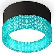 Накладной светильник Ambrella Light XS XS8102033 цвет плафона/подвески Голубой, цвет арматуры Черный