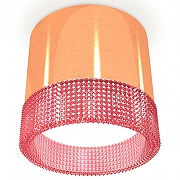 Накладной светильник Ambrella Light XS XS8122022 цвет плафона/подвески Золото, Розовый, цвет арматуры Золото