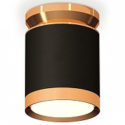 Накладной светильник Ambrella Light XS XS8142030 цвет плафона/подвески Золото, Черный, цвет арматуры Черный
