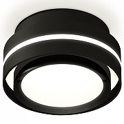 Накладной светильник Ambrella Light XS XS8414001 цвет плафона/подвески Прозрачный, Черный, цвет арматуры Черный