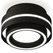 Накладной светильник Ambrella Light XS XS8414003 цвет плафона/подвески Прозрачный, Черный, цвет арматуры Черный