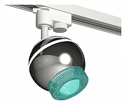 Светильник на штанге Ambrella Light XT XT1104004 цвет плафона/подвески Голубой, Серебро, цвет арматуры Черный