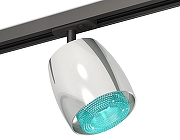 Светильник на штанге Ambrella Light XT XT1143010 цвет плафона/подвески Голубой, Серебро, цвет арматуры Черный