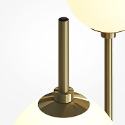 Торшер Maytoni The S1xth Sense Z020FL-L12BS3K цвет плафона/подвески Белый, цвет арматуры Латунь-7