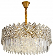 Подвесной светильник Zortes Dia ZRS.01277.18 цвет плафона/подвески Латунь, Прозрачный, цвет арматуры Латунь-1