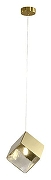 Подвесной светильник Zortes Ice Cube ZRS.1005.01 цвет плафона/подвески Золото, Прозрачный, цвет арматуры Золото-1