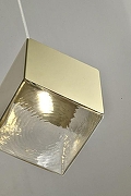Подвесной светильник Zortes Ice Cube ZRS.1005.03 цвет плафона/подвески Золото, цвет арматуры Золото-8