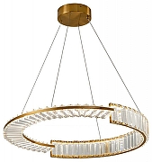 Подвесной светильник Zortes Moi ZRS.1201.01 цвет плафона/подвески Прозрачный, цвет арматуры Латунь-3