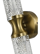 Бра Zortes Briny ZRS.1209.02 цвет плафона/подвески Прозрачный, цвет арматуры Латунь-3