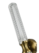 Бра Zortes Briny ZRS.1209.02 цвет плафона/подвески Прозрачный, цвет арматуры Латунь-5