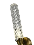 Бра Zortes Briny ZRS.1209.02 цвет плафона/подвески Прозрачный, цвет арматуры Латунь-6