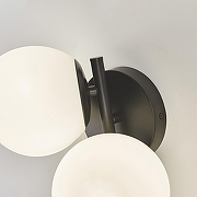 Бра Zortes Blume ZRS.1777.03 цвет плафона/подвески Белый, цвет арматуры Черный-5