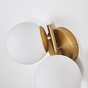 Бра Zortes Blume ZRS.1895.03 цвет плафона/подвески Белый, цвет арматуры Латунь-7