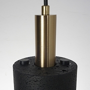 Подвесной светильник Zortes Tufo ZRS.2836.10 цвет плафона/подвески Черный, цвет арматуры Черный-11