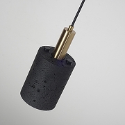 Подвесной светильник Zortes Tufo ZRS.2836.10 цвет плафона/подвески Черный, цвет арматуры Черный-13