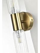 Бра Zortes Briny ZRS.90609.02 цвет плафона/подвески Прозрачный, цвет арматуры Латунь-3