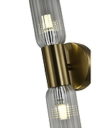 Бра Zortes Briny ZRS.90609.02 цвет плафона/подвески Прозрачный, цвет арматуры Латунь-4