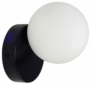 Бра Zortes Blo ZRS.9119.01 цвет плафона/подвески Белый, цвет арматуры Черный