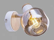 Спот Rivoli Kalisto Б0047090 цвет плафона/подвески Тонированный, цвет арматуры Белый, Коричневый-2