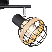 Спот Rivoli Fedora Б0047140 цвет плафона/подвески Коричневый, Черный, цвет арматуры Черный-3