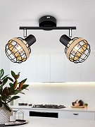 Спот Rivoli Fedora Б0047140 цвет плафона/подвески Коричневый, Черный, цвет арматуры Черный-5