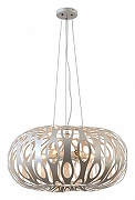 Подвесной светильник Rivoli Meike Б0047924 цвет плафона/подвески Серебро, цвет арматуры Белый-1