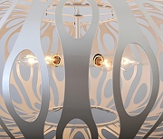 Подвесной светильник Rivoli Meike Б0047924 цвет плафона/подвески Серебро, цвет арматуры Белый-8