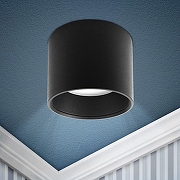 Накладной светильник Эра OL8 GX53 BK Б0048538 цвет плафона/подвески Черный, цвет арматуры Черный-2