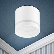 Накладной светильник Эра OL9 GX53 WH/WH Б0048541 цвет плафона/подвески Белый, цвет арматуры Белый-2