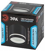 Накладной светильник Эра OL9 GX53 BK/WH Б0048542 цвет плафона/подвески Белый, Черный, цвет арматуры Черный-2