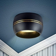 Накладной светильник Эра OL13 GX53 BK/GD Б0049036 цвет плафона/подвески Золото, Черный, цвет арматуры Черный-3