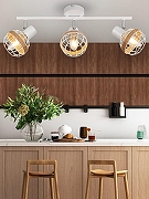 Спот Rivoli Anselma Б0051976 цвет плафона/подвески Белый, Коричневый, цвет арматуры Белый, Хром-9