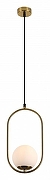 Подвесной светильник Rivoli Lola Б0052867 цвет плафона/подвески Белый, цвет арматуры Латунь-1