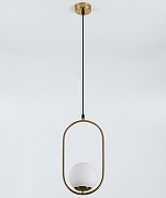 Подвесной светильник Rivoli Lola Б0052867 цвет плафона/подвески Белый, цвет арматуры Латунь-4