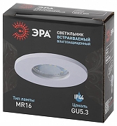 Встраиваемый светильник Эра WR3 WH Б0054368 цвет Белый-4