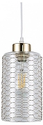 Подвесной светильник Rivoli Malice Б0054877 цвет плафона/подвески Прозрачный, цвет арматуры Золото