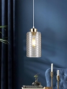 Подвесной светильник Rivoli Malice Б0054877 цвет плафона/подвески Прозрачный, цвет арматуры Золото-4