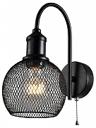 Бра Rivoli Rebeca Б0055034 цвет плафона/подвески Черный, цвет арматуры Черный