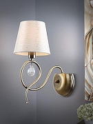 Бра Rivoli Beatrix Б0055473 цвет плафона/подвески Бежевый, Прозрачный, цвет арматуры Бронза, Черный-2