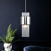 Подвесной светильник Rivoli Deborah Б0055532 цвет плафона/подвески Прозрачный, цвет арматуры Хром-1