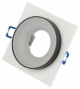 Встраиваемый светильник Эра DK96 WH Б0055593 цвет Белый, Черный-2