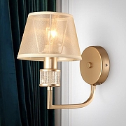 Бра Rivoli Elinor Б0055623 цвет плафона/подвески Бежевый, цвет арматуры Золото-2