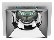 Встраиваемый светильник Эра KL 102 Б0056354 цвет Белый, Хром