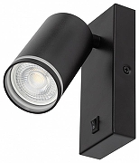 Бра Эра WL19 BK Б0056360 цвет плафона/подвески Черный, цвет арматуры Черный-1